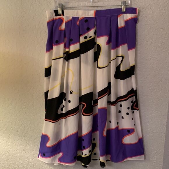 Vintage Janet Maffei Midi Skirt Size 14 - Picture 3 of 9